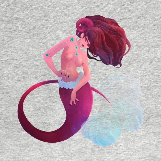 Aries Mermaid by lisaspiral